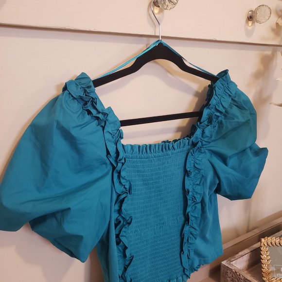Hit of the party! Teal INC Cabana Top - Picture 5 of 6
